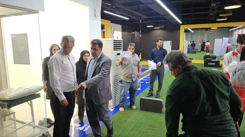 گزارش تصویری بازدید رئیس هیأت پزشکی ورزشی استان تهران از روند اجرای طرح «سودا» 