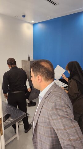 گزارش تصویری بازدید رئیس هیأت پزشکی ورزشی استان تهران از روند اجرای طرح «سودا» 