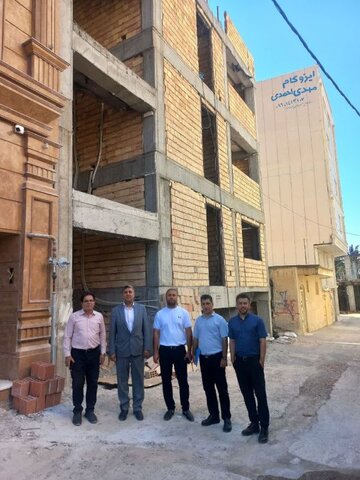 بازدید از ساختمان در حال احداث هیات پزشکی ورزشی استان ایلام