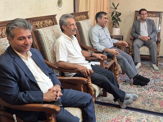 عیادت از رضا عرفانی پیشکسوت و داور اسبق کشتی