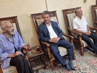 عیادت از رضا عرفانی پیشکسوت و داور اسبق کشتی