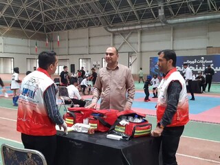 پوشش پزشکی مسابقات قهرمانی نینجا رنجر - چهار محال و بختیاری