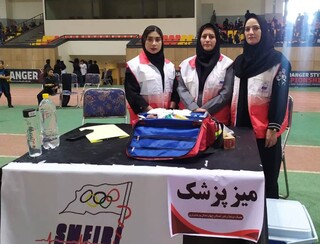 پوشش پزشکی مسابقات قهرمانی نینجا رنجر - چهار محال و بختیاری