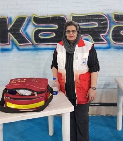 پوشش پزشکی مسابقات کاراته