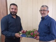 تجلیل از رئیس هیات  پزشکی ورزشی استان سمنان به مناسبت روز پزشک