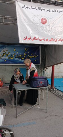 گزارش تصویری برپایی ایستگاه تندرستی در جشنواره فرهنگی‌ورزشی هفته دولت