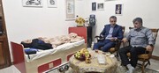 عیادت از هدا کاشی پور خبرنگار آسیب‌دیده مازندرانی؛ هیأت پزشکی ورزشی آمادگی کامل برای حمایت درمانی را اعلام کرد