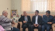 تجلیل رئیس فدراسیون پزشکی ورزشی از خانواده دو شهید والامقام
