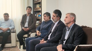 تجلیل رئیس فدراسیون پزشکی ورزشی از خانواده دو شهید والامقام