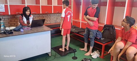 ایستگاه سلامتی هیئت پزشکی ورزشی در باشگاه شهرداری تبریز برگزار شد