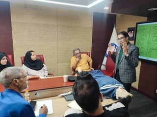 دوره آموزشی امدادگر ورزشی -شهرستان سیرجان