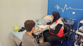 گزارش تصویری بازدید رئیس هیأت پزشکی ورزشی استان تهران از روند معاینات فوتبالیست‌های جوان