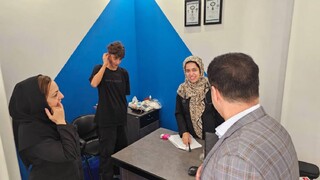 گزارش تصویری بازدید رئیس هیأت پزشکی ورزشی استان تهران از روند معاینات فوتبالیست‌های جوان