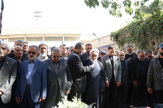 مراسم تشییع پیکر زنده یاد احمد ناطق نوری