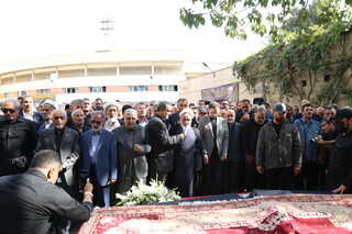مراسم تشییع پیکر زنده یاد احمد ناطق نوری
