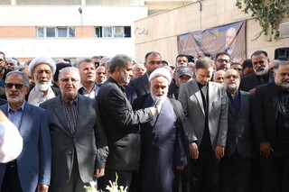 مراسم تشییع پیکر زنده یاد احمد ناطق نوری