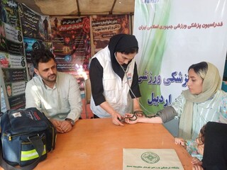 ادامه پوشش پزشکی نمایشگاه رزمی فرهنگی
