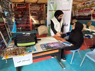 ادامه پوشش پزشکی نمایشگاه رزمی فرهنگی