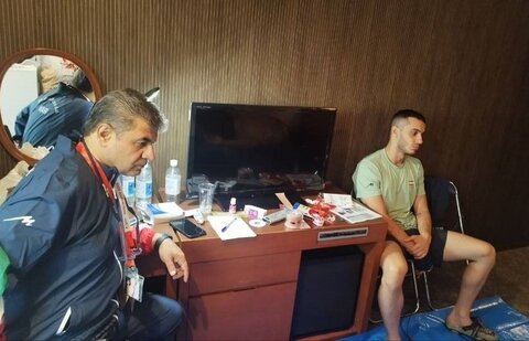 خدمات گسترده کادر فدراسیون پزشکی ورزشی به اعضای کاروان ایران