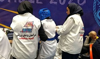 پوشش پزشکی مسابقات قهرمانی کشور کاراته در اردبیل