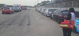 گزارش تصویری ۲۳۰ ساعت پوشش پزشکی مسابقات ورزشی تهران در یک هفته