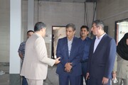 بازدید دبیرکل فدراسیون پزشکی ورزشی از مرکز در حال ساخت فیزیوتراپی خوزستان