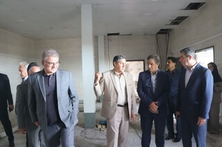 بازدید دبیرکل فدراسیون پزشکی ورزشی از مرکز در حال ساخت فیزیوتراپی خوزستان