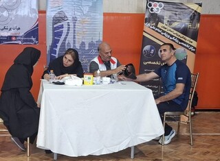گزارش تصویری برپایی ایستگاه تندرستی در اداره‌کل ورزش و جوانان استان تهران