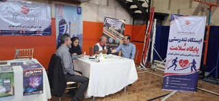 گزارش تصویری برپایی ایستگاه تندرستی در اداره‌کل ورزش و جوانان استان تهران