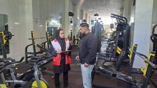 نظارت بر سلامت اماکن ورزشی شهرستان تفرش هم‌زمان با هفته تربیت بدنی