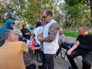 نهمین پویش سراسری ایستگاه رایگان تندرستی
