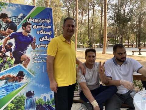 اجرای نهمین پویش ایستگاه رایگان تندرستی در یزد