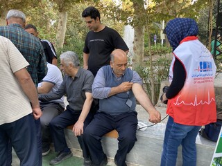 دومین روز پویش ایستگاه رایگان تندرستی در یزد