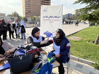 غربالگری سلامت ۲۰۶ ورزشکار در ایستگاه سلامت هیأت پزشکی ورزشی آذربایجان غربی به مناسبت هفته تربیت بدنی