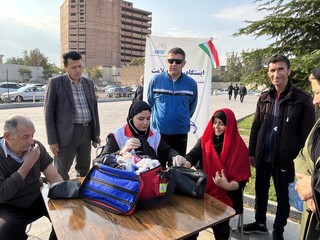 غربالگری سلامت ۲۰۶ ورزشکار در ایستگاه سلامت هیأت پزشکی ورزشی آذربایجان غربی به مناسبت هفته تربیت بدنی