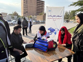 غربالگری سلامت ۲۰۶ ورزشکار در ایستگاه سلامت هیأت پزشکی ورزشی آذربایجان غربی به مناسبت هفته تربیت بدنی