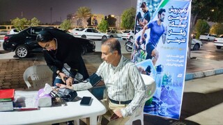 اجرای نهمین پویش سراسری ایستگاه رایگان تندرستی هیات پزشکی ورزشی استان هرمزگان