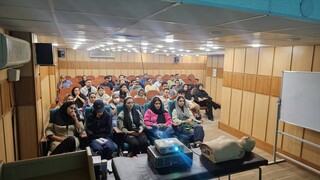 گزارش تصویری آغاز دوره آموزشی هفت‌روزه ماساژ ورزشی