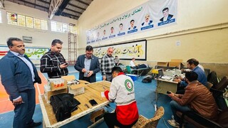 برگزاری پویش اهدای خون به مناسبت هفته تربیت بدنی در شهرستان چالدران
