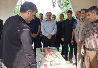 گلباران مزار مطهر شهدای گمنام درخوزستان