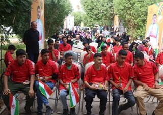 گلباران مزار مطهر شهدای گمنام درخوزستان