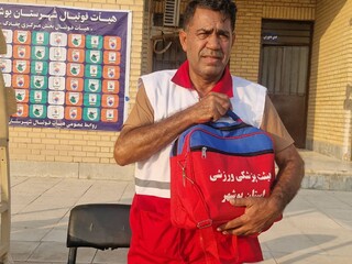 پوشش خدمات پزشکی درمانی مسابقات فوتبال لیگ برتر در بوشهر
